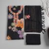 BS002440(2) Black Modal Unstitched Suit