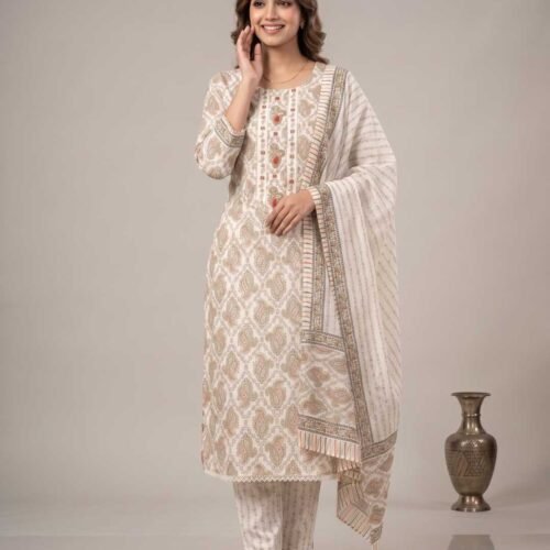 Ivory Unstitched Suit