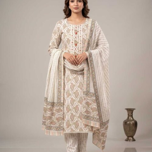 Ivory Unstitched Suit