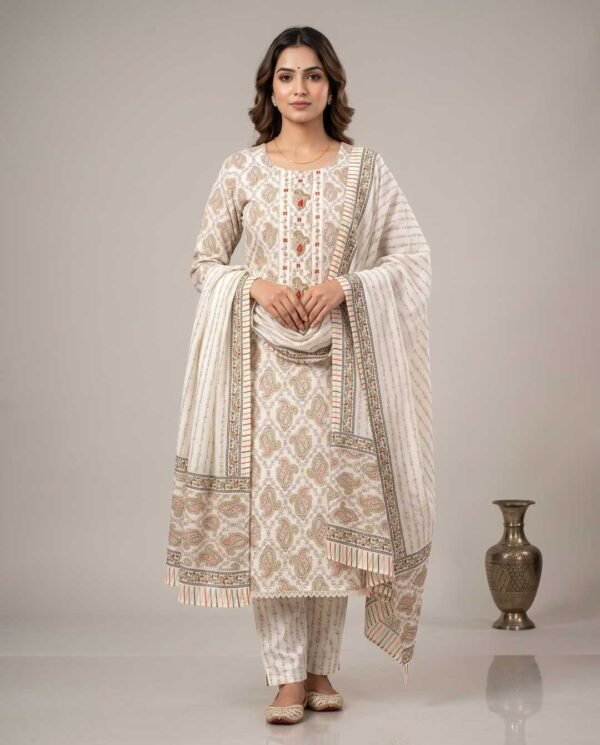 Ivory Unstitched Suit