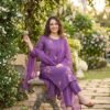 Purple Stitched Suit