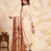 BS002464-1(3) Ivory Silk Unstitched Suit