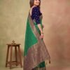 Green Banarasi Silk Saree