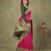 Rani Pink Banarasi Silk Saree