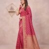 Magenta Silk Saree