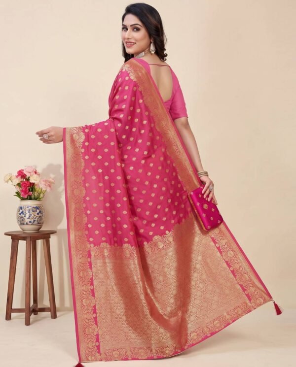 Magenta Silk Saree