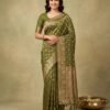 Henna Green Silk Saree