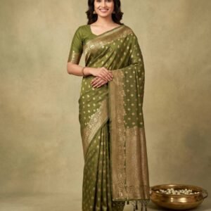 Henna Green Silk Saree