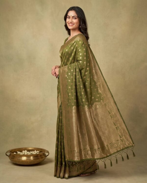 Henna Green Silk Saree