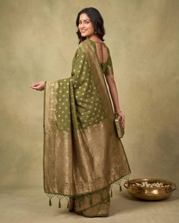 Henna Green Silk Saree