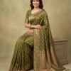 Henna Green Silk Saree