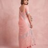 BSOS0050-8(2) Baby Pink Pure Linen Saree