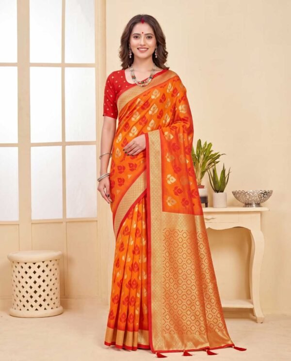 Mustard Silk Saree Mustard Silk Saree
