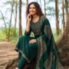 Cotton Green Stitched Suit