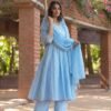 ST-1280(2) Sky Blue Stitched Suit