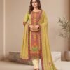 Maslin Unstitched Suit in Yellow