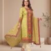 Maslin Unstitched Suit in Yellow