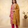 Maslin Unstitched Suit in Pink