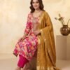 Maslin Unstitched Suit in Pink