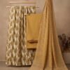 Mustard gold/green unstitched suit