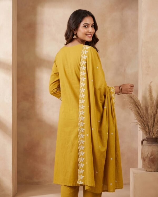 Mustard Unstitched Suit