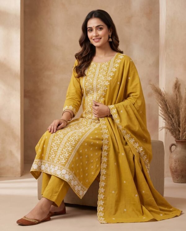 Mustard Unstitched Suit