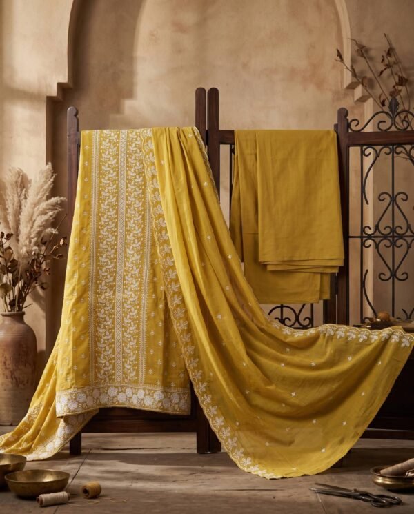 Mustard Unstitched Suit