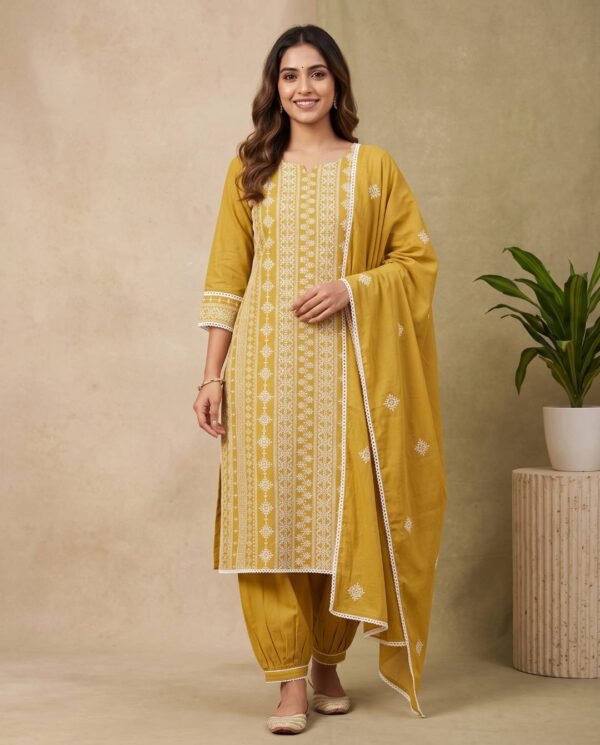 Golden Yellow Unstitched Suit