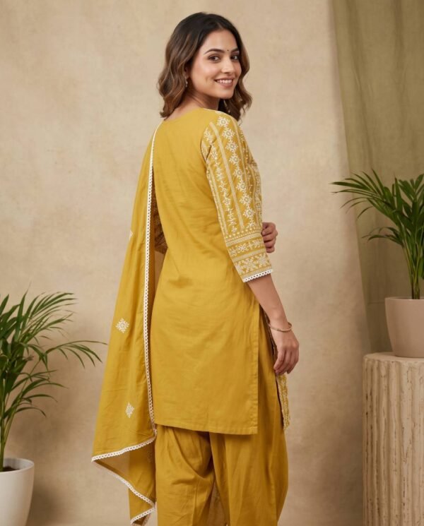 Golden Yellow Unstitched Suit