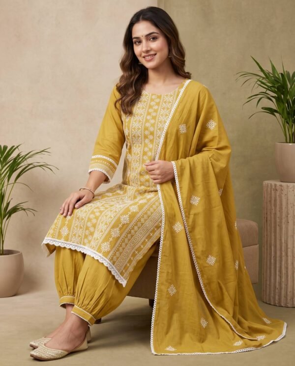 Golden Yellow Unstitched Suit