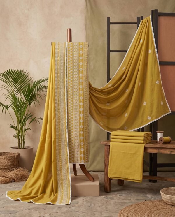 Golden Yellow Unstitched Suit