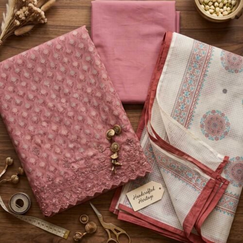 Dusty Rose Unstitched Suit Dusty Rose Unstitched Suit