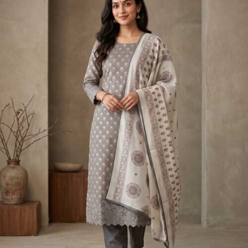 Gray Unstitched Suit