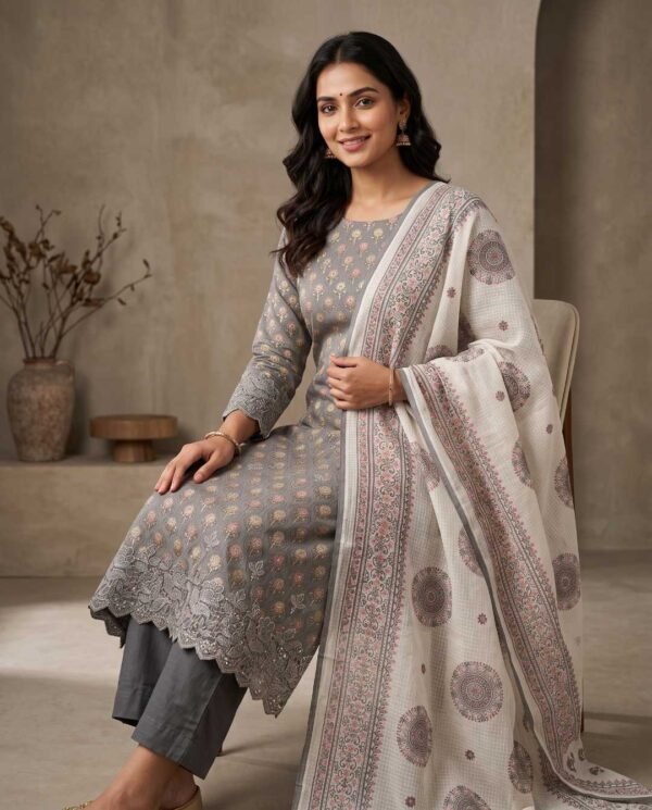 Gray Unstitched Suit