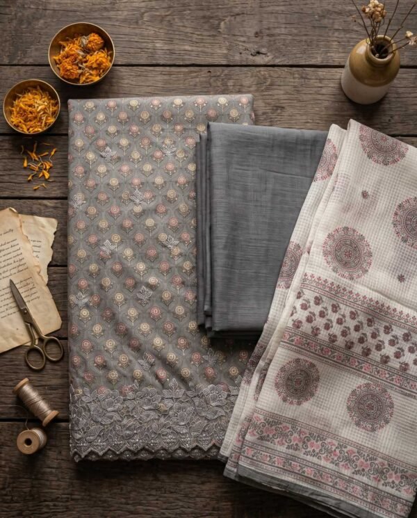 Gray Unstitched Suit