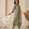 Pista Green Unstitched Suit