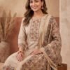 BS002448(2) Beige Pure Tusser Unstitched Suit