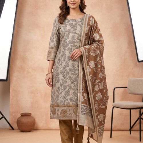 Pure Tusser Unstitched Suit