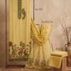 Mustard Yellow Jamdani Unstitched Suit Mustard Yellow Jamdani Unstitched Suit