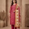 BS002470-3 Magenta Unstitched Suit