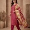 BS002470-3(1) Magenta Unstitched Suit