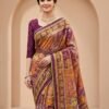 Regal Wine Silk Saree