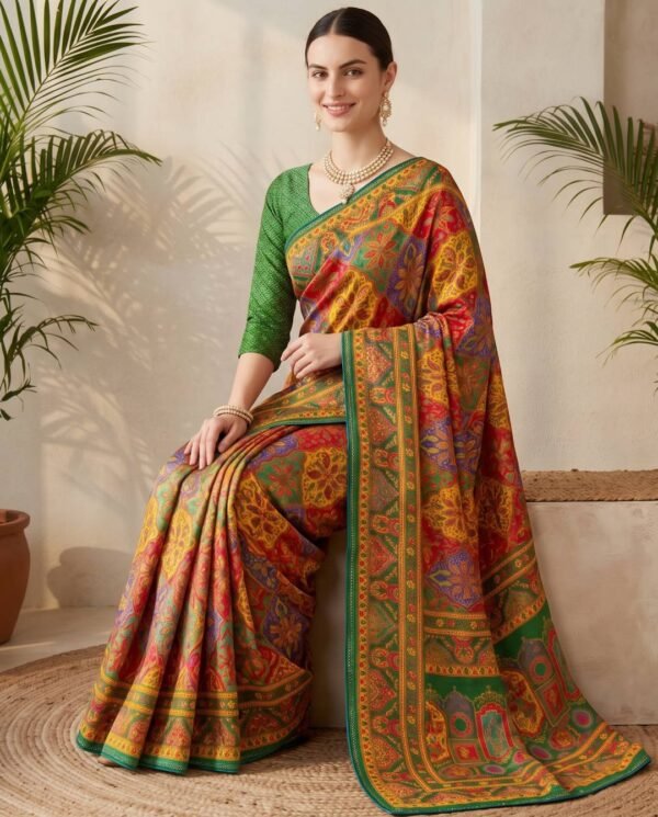 Green Silk Saree