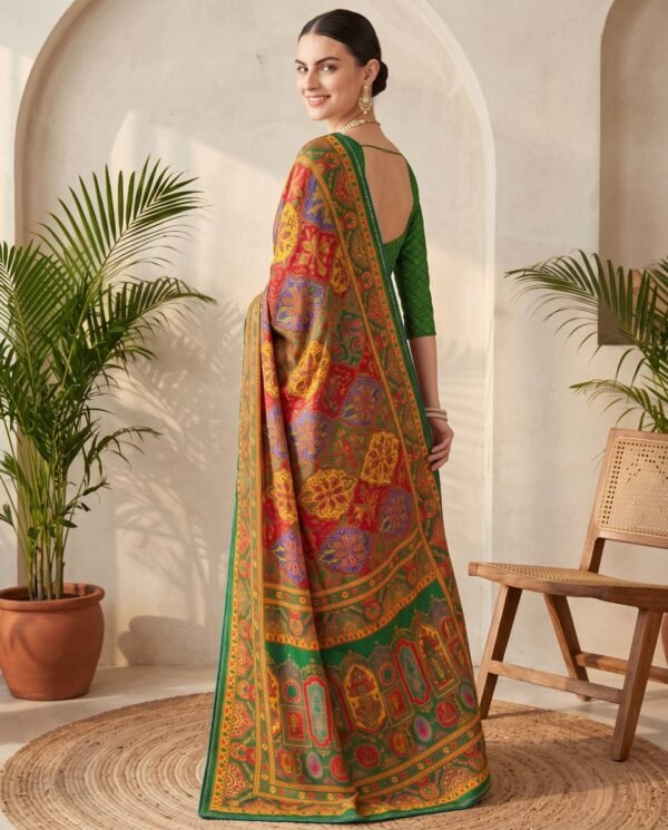 Green Silk Saree