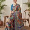 Blue Silk Saree