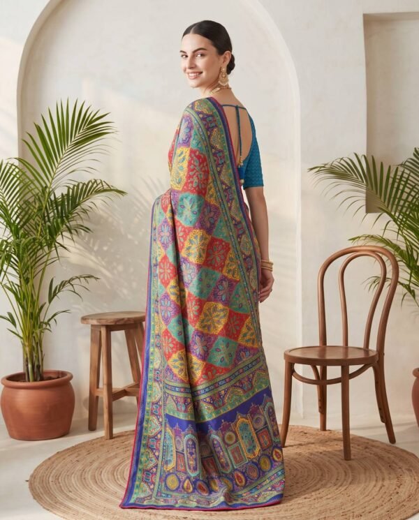 Blue Silk Saree