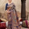 Royal Blue Silk Saree