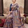 Royal Blue Silk Saree