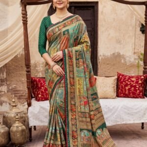 Green Silk Saree