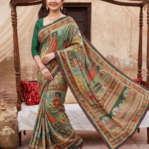 Green Silk Saree